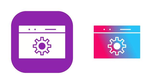 Unique Web Optimization Vector Icon