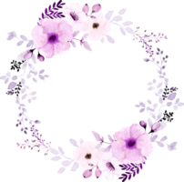 Watercolor Floral Bouquet Wreath png