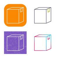 icono de vector de caja