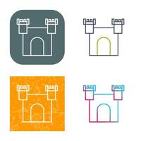 Unique Castle Vector Icon