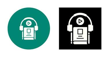 Audio Book Vector Icon