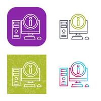 Computer Vector Icon