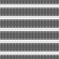 Indigenous seamless stripe check pattern. Ethnic oriental contemporary motif. Tribal geometric abstract background. Monochrome decor. Design for weaving and printing fabric. vector