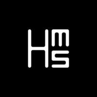 hms letra logo vector diseño, hms sencillo y moderno logo. hms lujoso alfabeto diseño