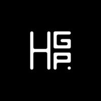 hgp letra logo vector diseño, hgp sencillo y moderno logo. hgp lujoso alfabeto diseño