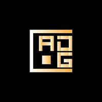 ADG letter logo vector design, ADG simple and modern logo. ADG luxurious alphabet design