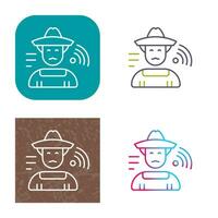 Farmer Vector Icon