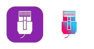 Unique Internet Cable Vector Icon
