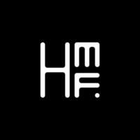 HMF letter logo vector design, HMF simple and modern logo. HMF luxurious alphabet design