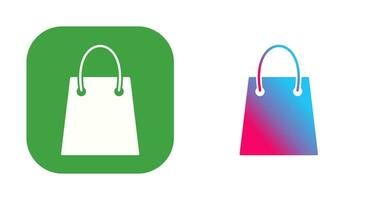 Unique Shopping Bag Vector Icon