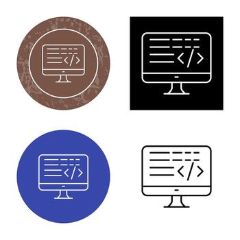 Coding Vector Icon