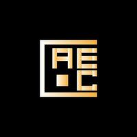 aec letra logo vector diseño, aec sencillo y moderno logo. aec lujoso alfabeto diseño