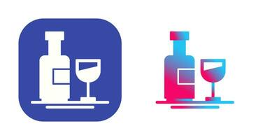 Wine Bottle Vector Icon