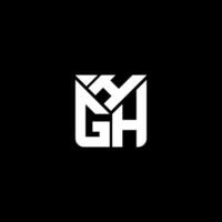 hgh letra logo vector diseño, hgh sencillo y moderno logo. hgh lujoso alfabeto diseño
