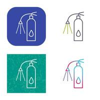 Unique Using Extinguisher Vector Icon