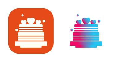 Wedding Cake Vector Icon