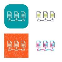 Network Files Vector Icon