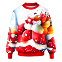 Sweater Fashion Red AI Generative png