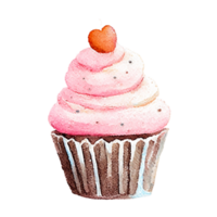 Cupcake Sweet Cream AI Generative png