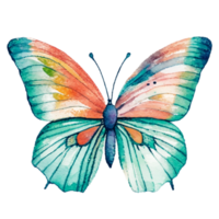 mariposa conjunto mosca ai generativo png