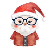 Santa Claus Cute  AI Generative png