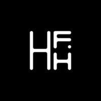 hfh letra logo vector diseño, hfh sencillo y moderno logo. hfh lujoso alfabeto diseño