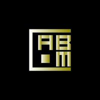 ABM letter logo vector design, ABM simple and modern logo. ABM luxurious alphabet design