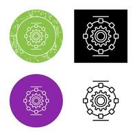 Automated Process Vector Icon