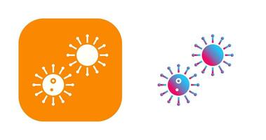 Unique Virus Vector Icon