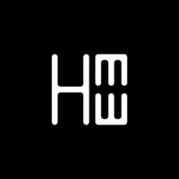 HMW letter logo vector design, HMW simple and modern logo. HMW luxurious alphabet design