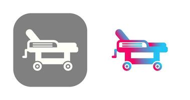 Hospital Bed Vector Icon