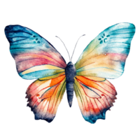 mariposa conjunto mosca ai generativo png