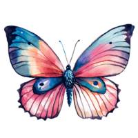 mariposa conjunto mosca ai generativo png