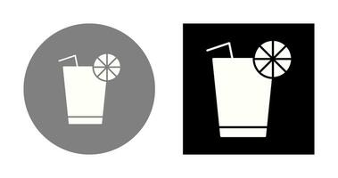 Unique Lemon Juice Vector Icon