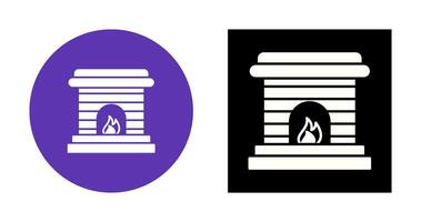 Fireplace Vector Icon