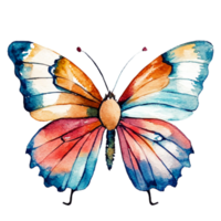 papillon ensemble mouche ai génératif png