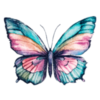 mariposa conjunto mosca ai generativo png