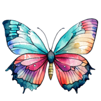 Butterfly Set Fly AI Generative png