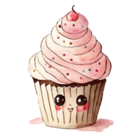 Cupcake Süss Sahne ai generativ png