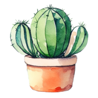 cactus pot bloem ai generatief png