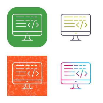 Coding Vector Icon