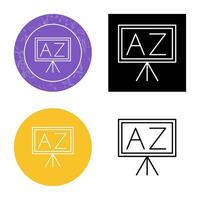 From A To Z Vector Icon