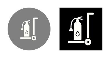 Unique Moveable Extinguisher Vector Icon