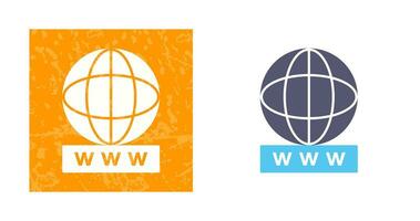 Unique World Wide Web Vector Icon