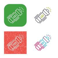 Flashlight Vector Icon