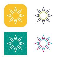 UV Radiation Vector Icon