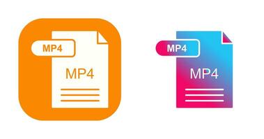 MP4 Vector Icon