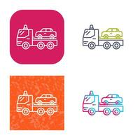 Tow Truck Vector Icon