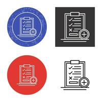 Medical Examination List Vector Icon