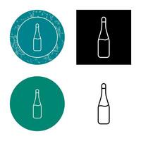 Champagne Bottle Vector Icon